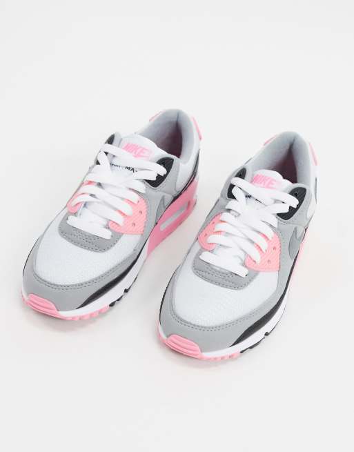 Air max bianche outlet e rosa