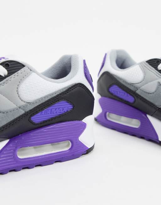 Air max bianche outlet e viola