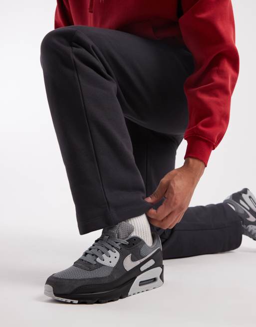 Nike - Air Max 90 - Sneakers grigie e nere, 5 di 5