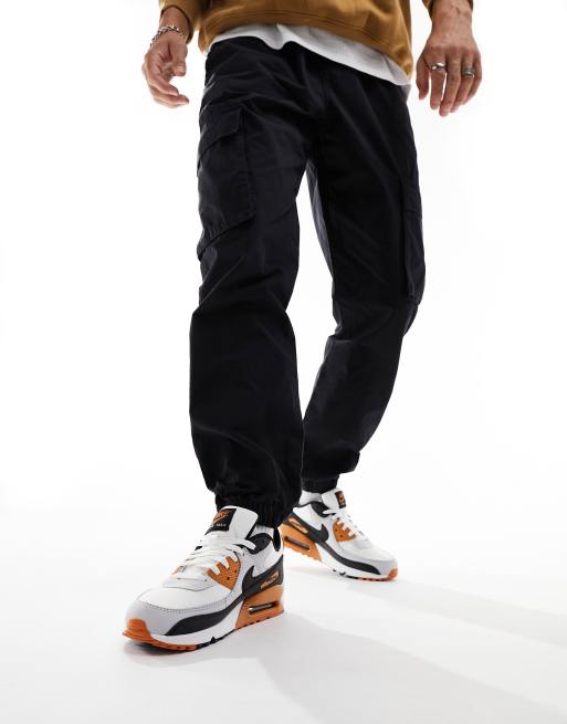 Nike Air Max 90 - Sneakers i hvid/sort/orange, 5 af 5