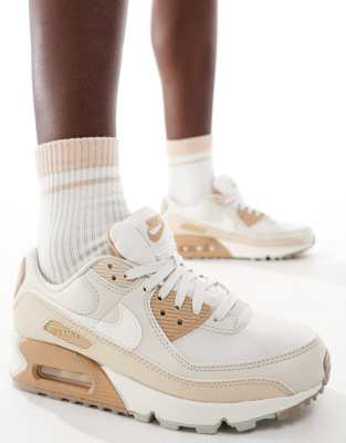 Nike Air Max 90 Sneakers In Beige-neutral