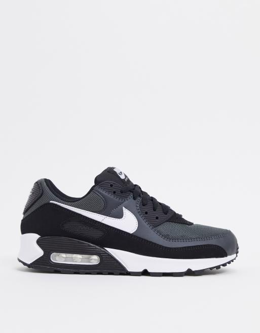 Nike Air Max 90 sneakers in black and white, 4 of 4