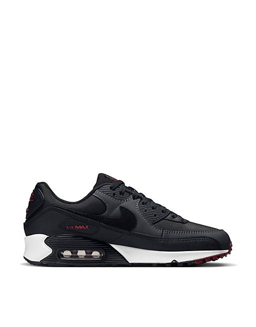 Vrijgekomen Snazzy Algebraïsch Nike Air Max 90 sneakers in black - BLACK | ASOS