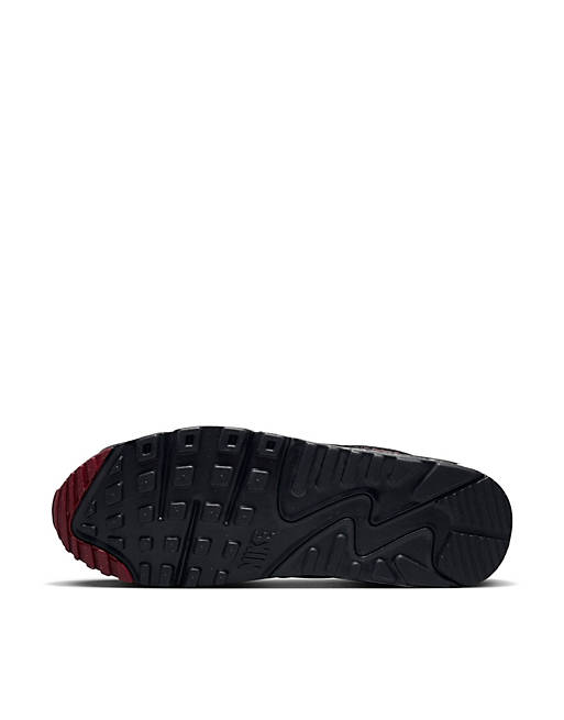 Oprecht gordijn Relatieve grootte Nike Air Max 90 sneakers in black - BLACK | ASOS