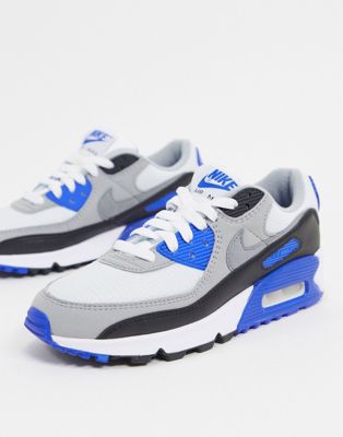 Nike Air Max 90 sneakers in blue and 