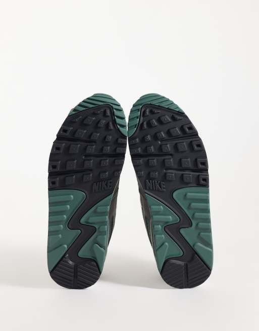 Nike Air Max 90 sneakers in grigio e cromato, 5 di 5