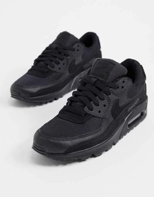 Women's nike air shop max 90 black suede