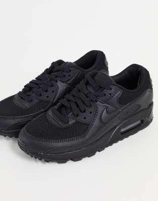 Nike Air Max 90 Sneakers In Triple Black