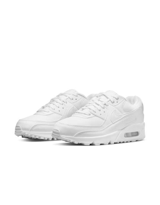 Nike Air Max 90 sneakers in triple white | ASOS