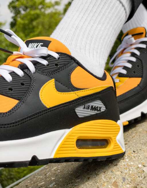 Nike air max discount 90 zwart geel