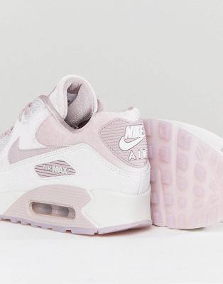 Nike - Air Max 90 - Sneakers in velluto rosa cipria | ASOS