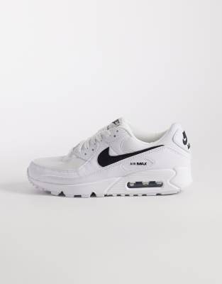Nike Air Max 90 sneakers in white and black