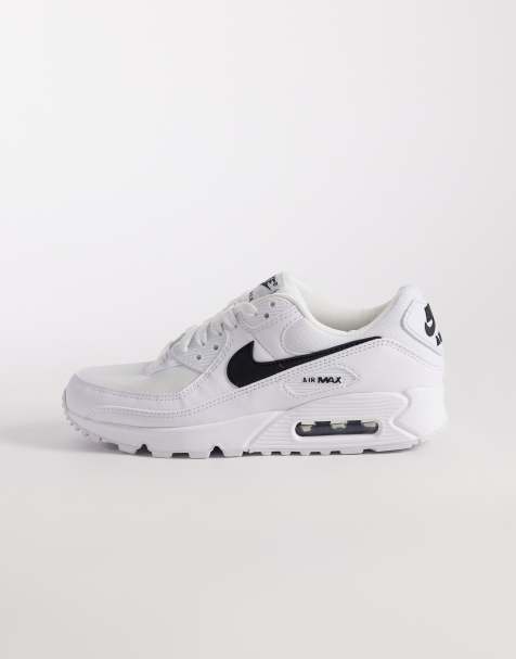 Nike Air Max 90 sneakers in white and black - view 1