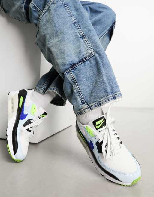 White blue outlet nike air max