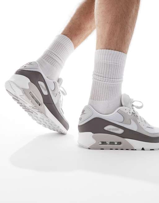 Air max 90 hot sale white grey