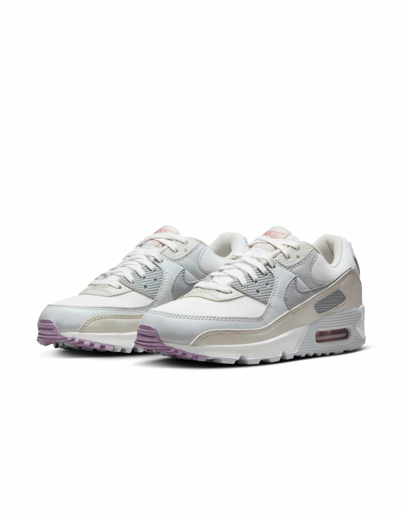 Кроссовки Nike Air Max 90 белого и серого цветов