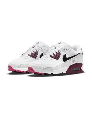 white and maroon air max