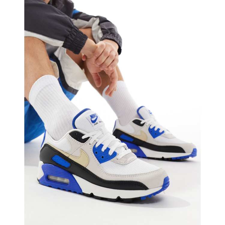 Nike Air Max 90 Sneakers in wit en zwart ASOS