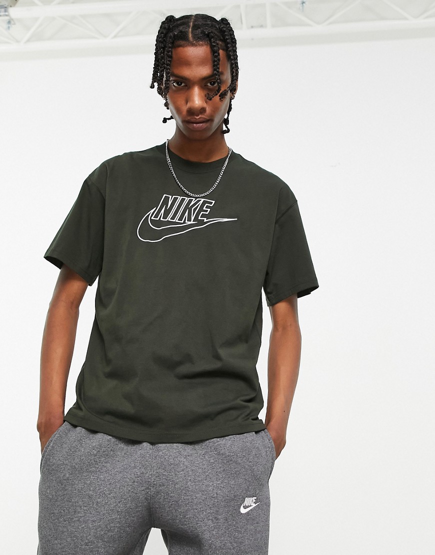 Nike Air Max 90 T-shirt in khaki-Green