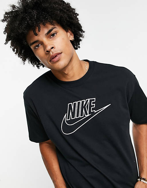 nemen Tahiti Vergelijken Nike Air Max 90 t-shirt in washed black | ASOS