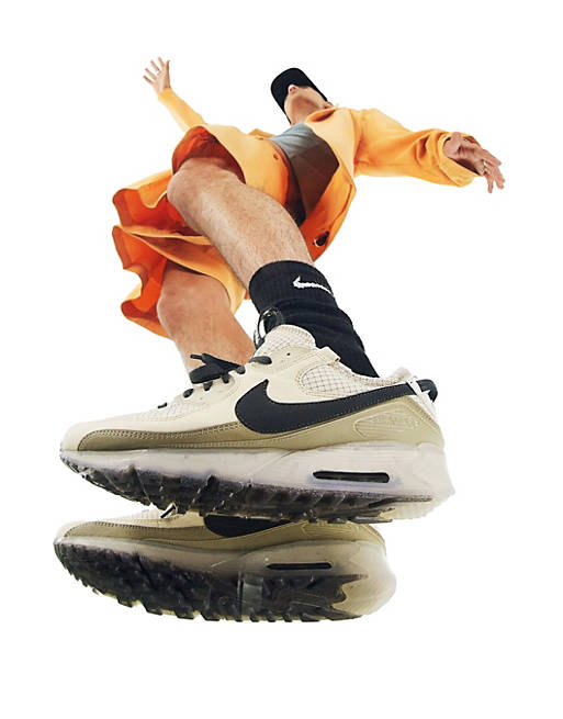 Nike Air Max - 90 Terrascape - Sneakers in kiezelkleur en bruin