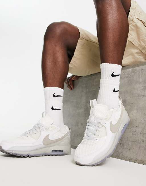 Nike Air Max 90 Terrascape sneakers in summit white