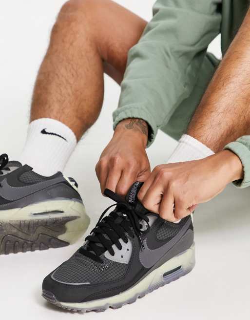 Nike Air Max 90 Terrascape trainers in black and lime ASOS