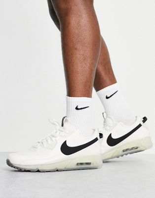Nike Air Max 90 Terrascape trainers in off white and black | ASOS