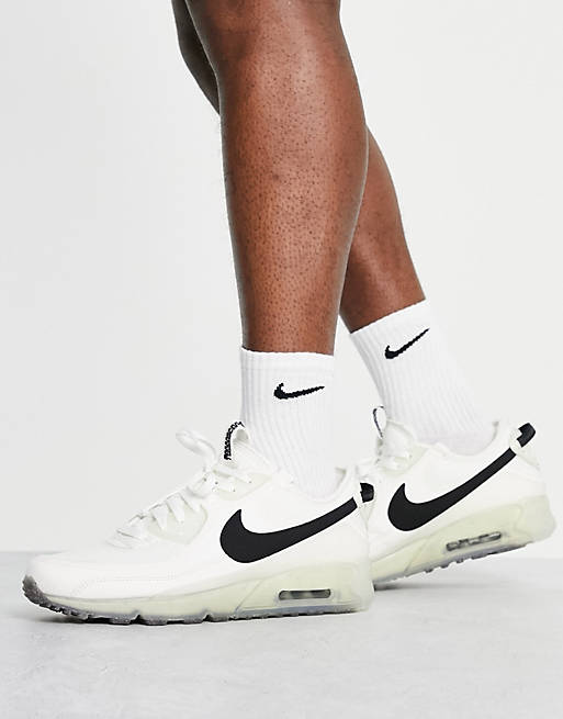 Separately Ordinary dictionary Nike Air Max 90 Terrascape trainers in off white and black | ASOS