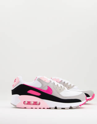 nike air max 90 pink and grey