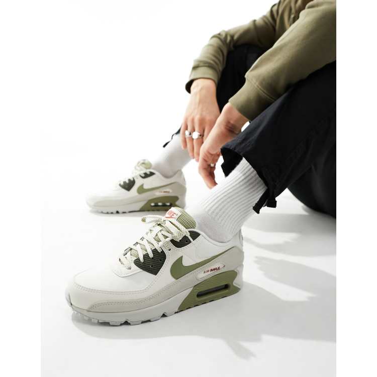 Nike Air Max 90 trainers in khaki and stone