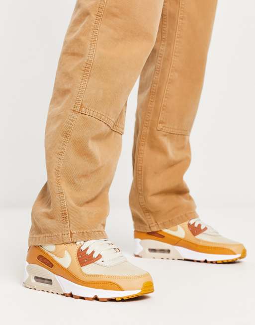 Nike Air Max 90 trainers in oatmeal beige and | ASOS