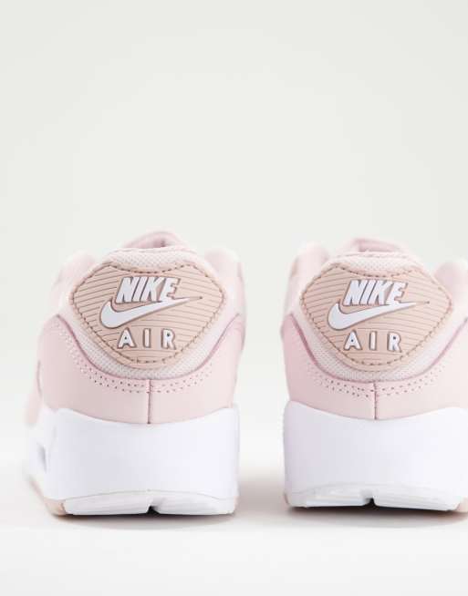 nike air max 90 trainers in pastel pink tones