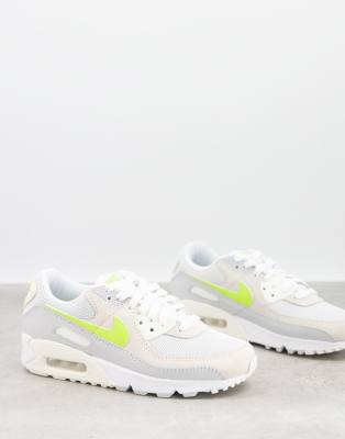 Nike Air Max 90 trainers in white and 