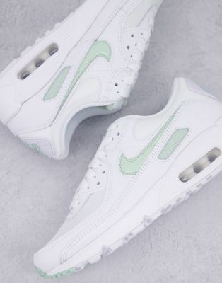 green and white trainers womens