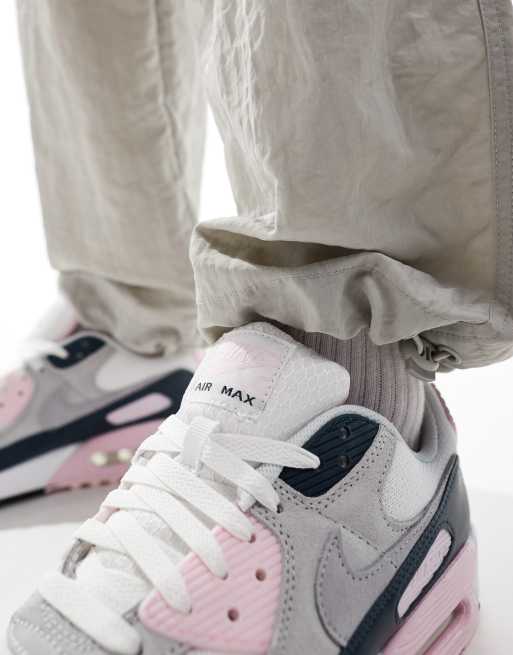 Air max shops 90 grey and pink