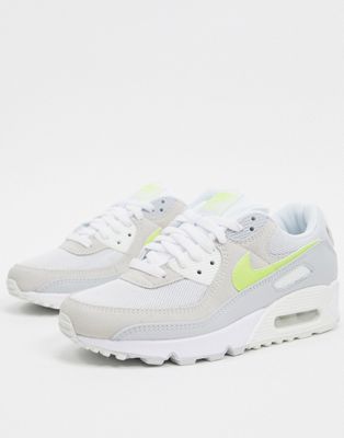 Nike Air Max 90 trainers in white and 