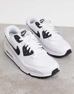 air max 90s white and black