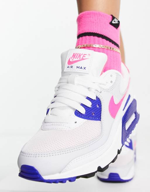 Nike air cheap max roze blauw