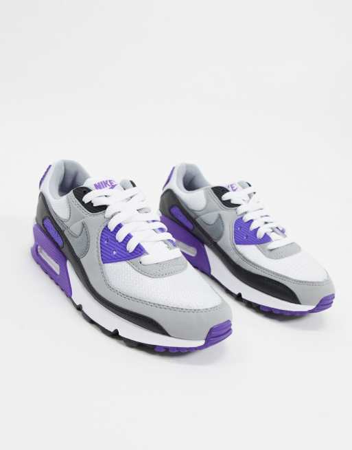 Nike air purple and white sale