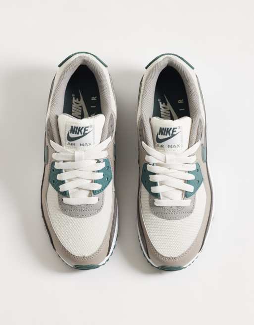Nike Air Max 90 zapatillas de deporte en gris y cromo, 3 de 5