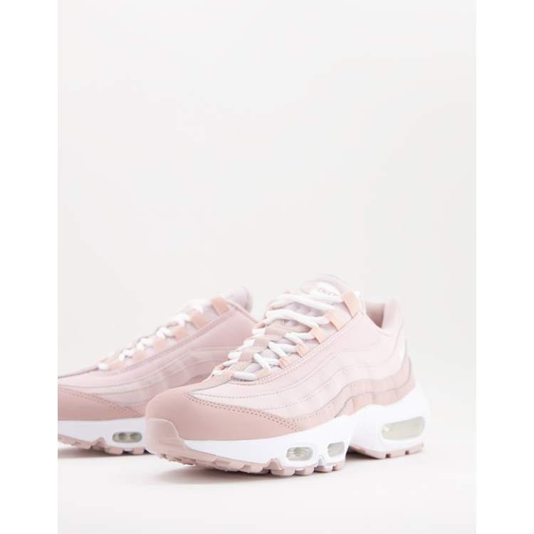 Baskets Femme Nike Air Max 95 - Rose - Lacets