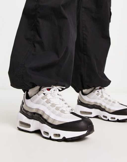 Nike – Air Max 95 – Biało-czarno-szare buty sportowe, 2 z 4