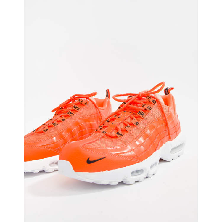 orange nike air max 95