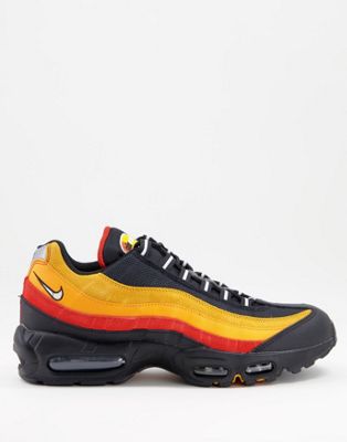Chaussures, bottes et baskets Nike - Air Max 95 Ess - Baskets - Noir et orange
