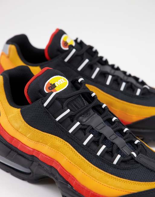 Air max 95 store orange et noir