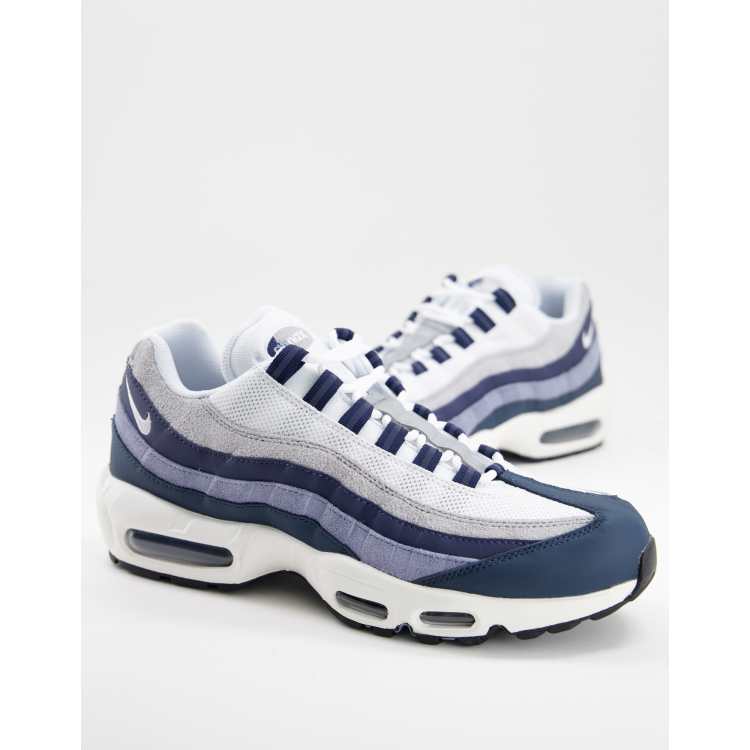 Nike Air Max 95 Ess trainers in grey and navy