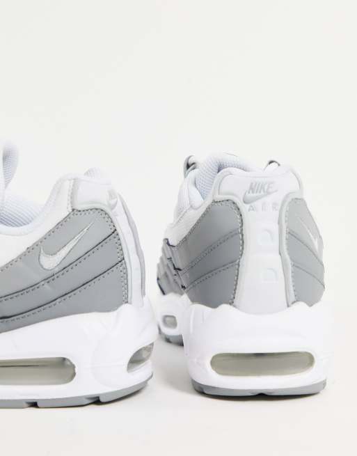 Nike Air Max 95 Ess trainers in grey and white