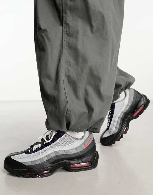 Nike 95 rouge outlet et noir