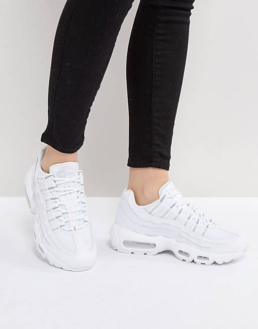 Nike Air Max 95 Essential Trainers In White | ASOS
